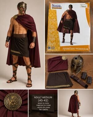 California Costumes Spartan Warrior Adult Medium 40-42 Halloween Costume